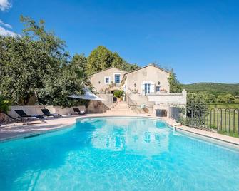Provence Mas In A Thousand Vineyards View On Mont Ventoux With Pool - Saint-Montan - Piscina