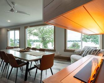 Modern Lakehome with Rooftop Deck and Fire Fixture on Lake Chetek - Chetek