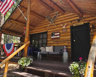Cozy Mazama cabin nestled in the woods in the North Cascade Pet Friendly! - Mazama - Patio