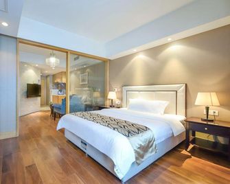 City Impression Apartment Hotel (Chongqing Guanyinqiao Pedestrian Street) - Chongqing - Bedroom