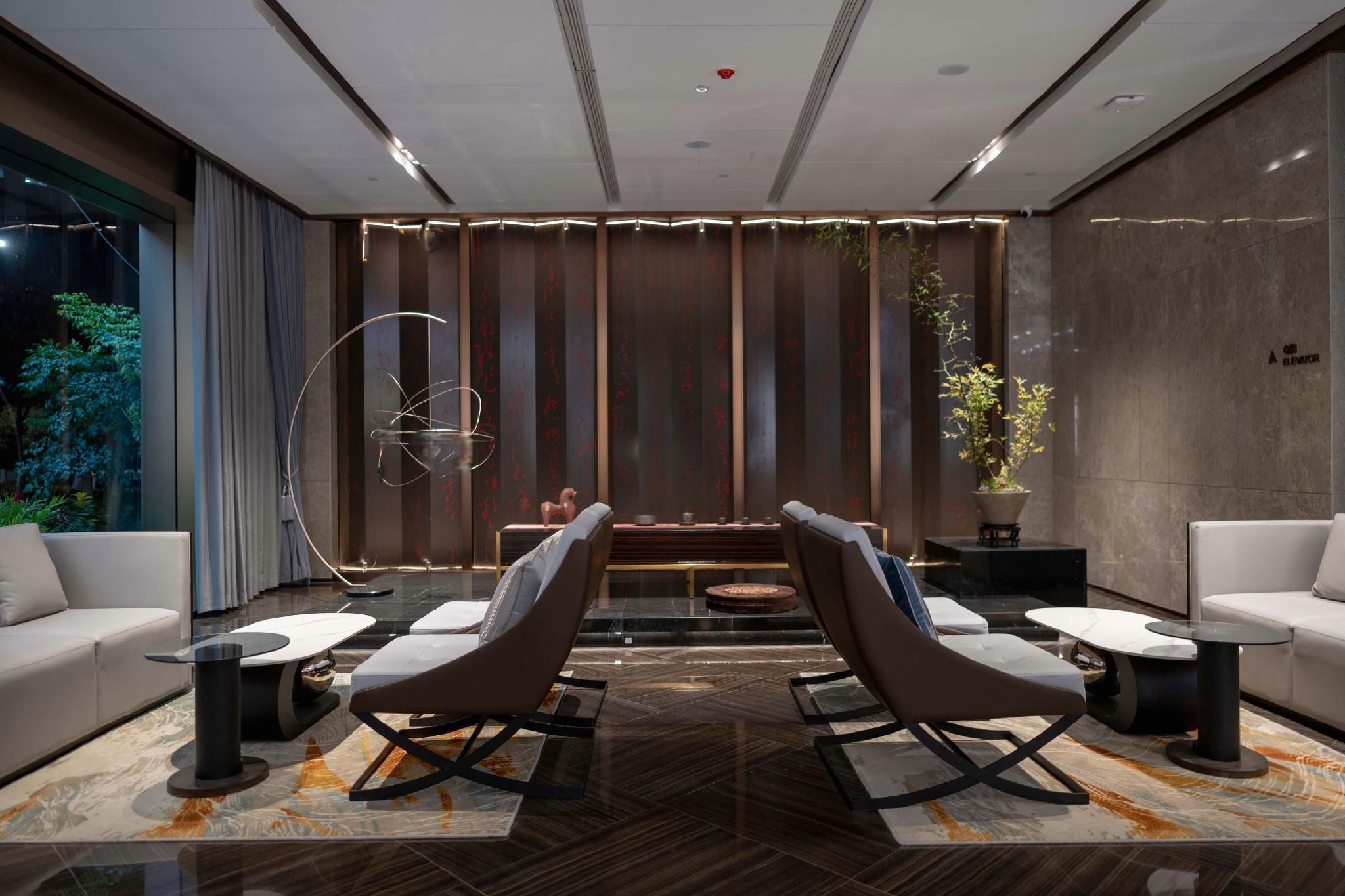 New Century Grand Hotel (Hangzhou Xiaoshan International Airport Terminal) - شاوشينغ - ردهة