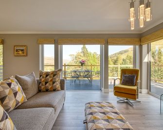 Stunning 5 Star Lodge With Loch And Moun - Crianlarich - Salon