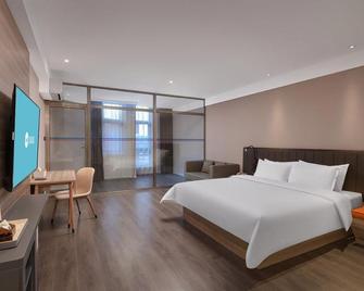 Hanting Hotel Nanjing Xianhemen Zidong Commercial Street - Nanjing - Schlafzimmer