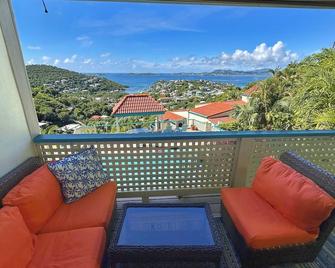 Cruz Views #02 - El Capricho - Corner Condo, Water Views, A/C! - St. John - Balcony