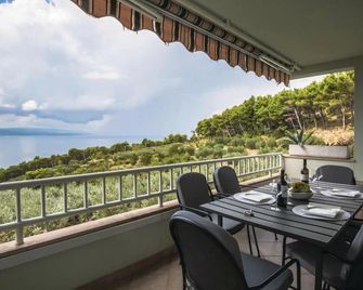 Apartment Brela With Sea View 08 - Brela - Balcon