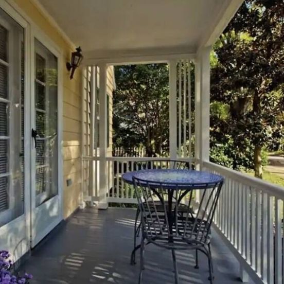 Balcony view of Historic Gem in the Heart of Hilton Village on the James River