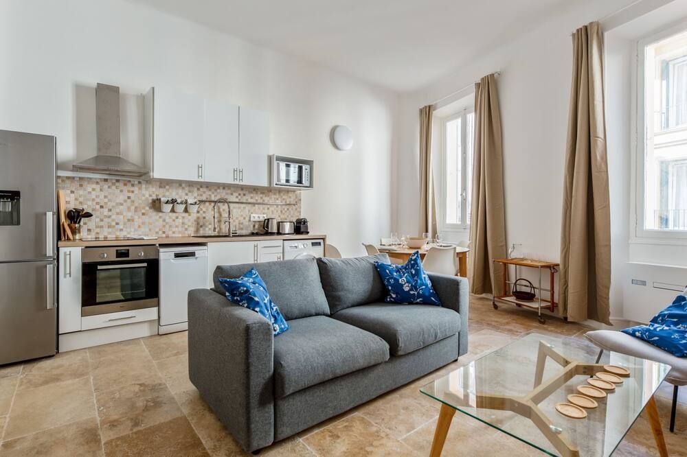 Appartement Immaculia - Welkeys - كان - غرفة معيشة