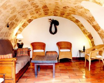 Bastide in Salernes with heated swimming pool, private tennis court in the countryside. - Salernes - Sala de estar