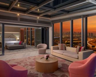 Hilton Dubai Creek Hotel & Residences - Dubai - Wohnzimmer
