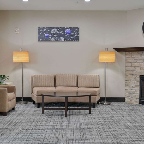 Living room view of Sleep Inn and Suites Washington near Peoria