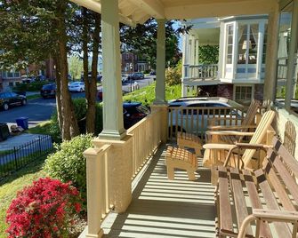 Victorian house with amazing Hudson River view - Newburgh - Balcón