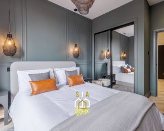 Bastille Stay - Sja Stays - Luxury 2 Bed Apartment - Aberdeen - Habitación