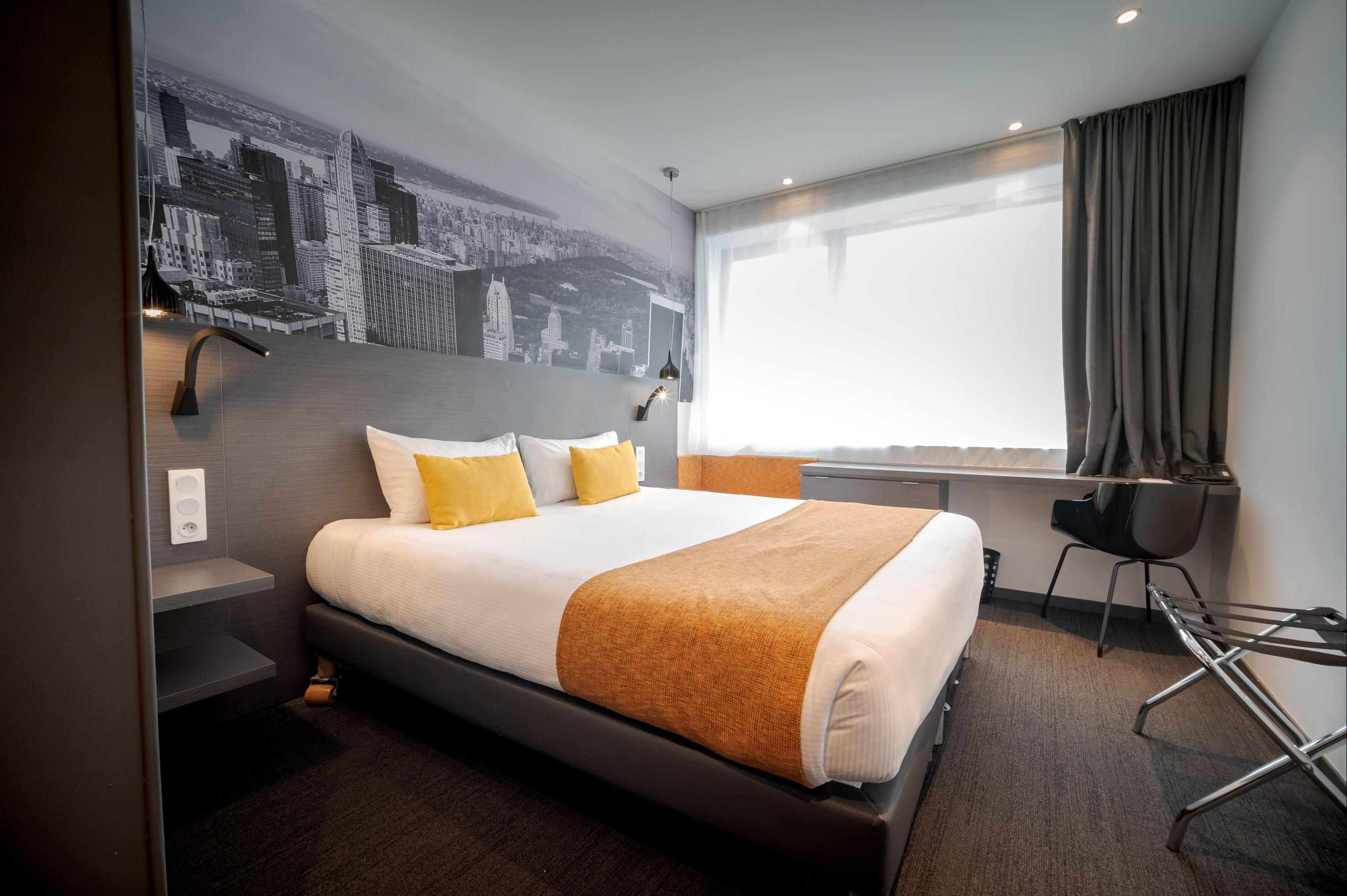 بست ويسترن بلس سنترال بارك هوتل آند سبا - لاروشيل - غرفة نوم