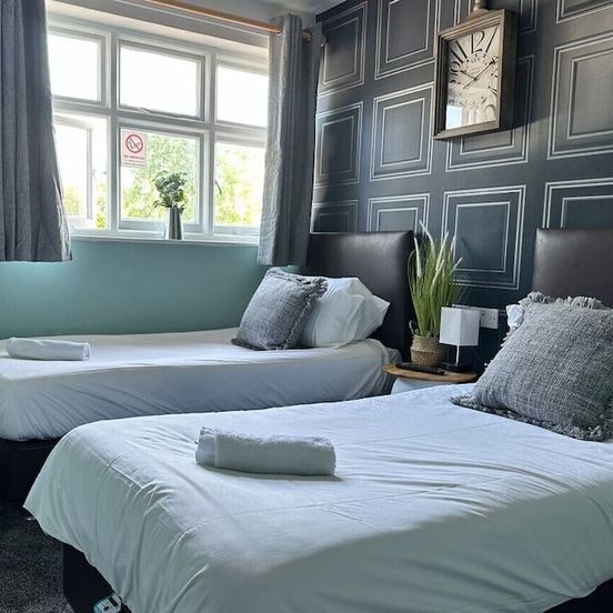 Bedroom view of The Crafty Cow