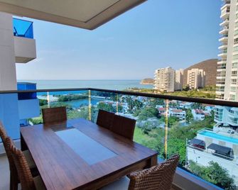 Samaria 3 Br - Incredible Ocean View - Santa Marta - Balcon