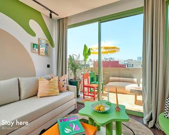 Stayhere Casablanca - Cil - Vibrant Residence - Kazablanka - Oturma odası