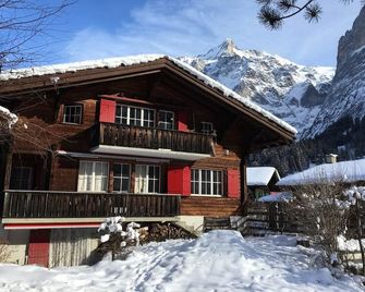 Cozy Apartment with Garden and unique view, near the Ski piste - Grindelwald - Bâtiment