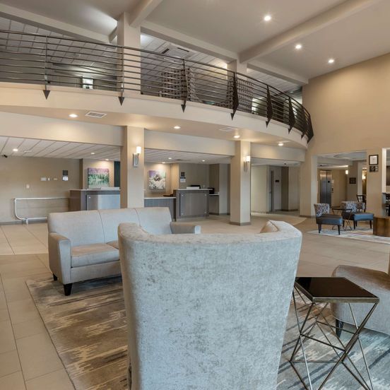 Lobby view of Best Western Plus Chena River Lodge
