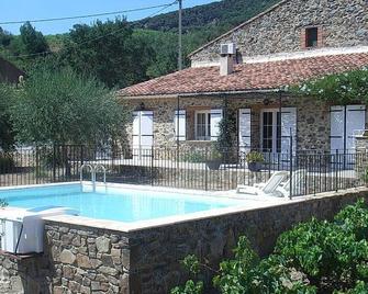 Barn completely renovated stone country with private pool. - Berlou - Piscina