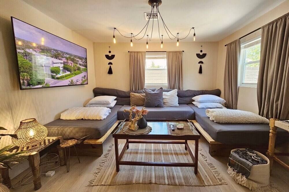 Casa Eden - Half mile to Lauderdale Marine Center - 4 bedrooms - 2 bathrooms - פורט לודרדייל - סלון