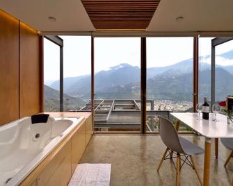 Deluxe volcán Primeras suites colgantes del mundo - Banos - Bedroom