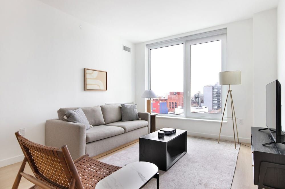 Blueground | Gowanus, view, nr Prospect Park - New York - Living room