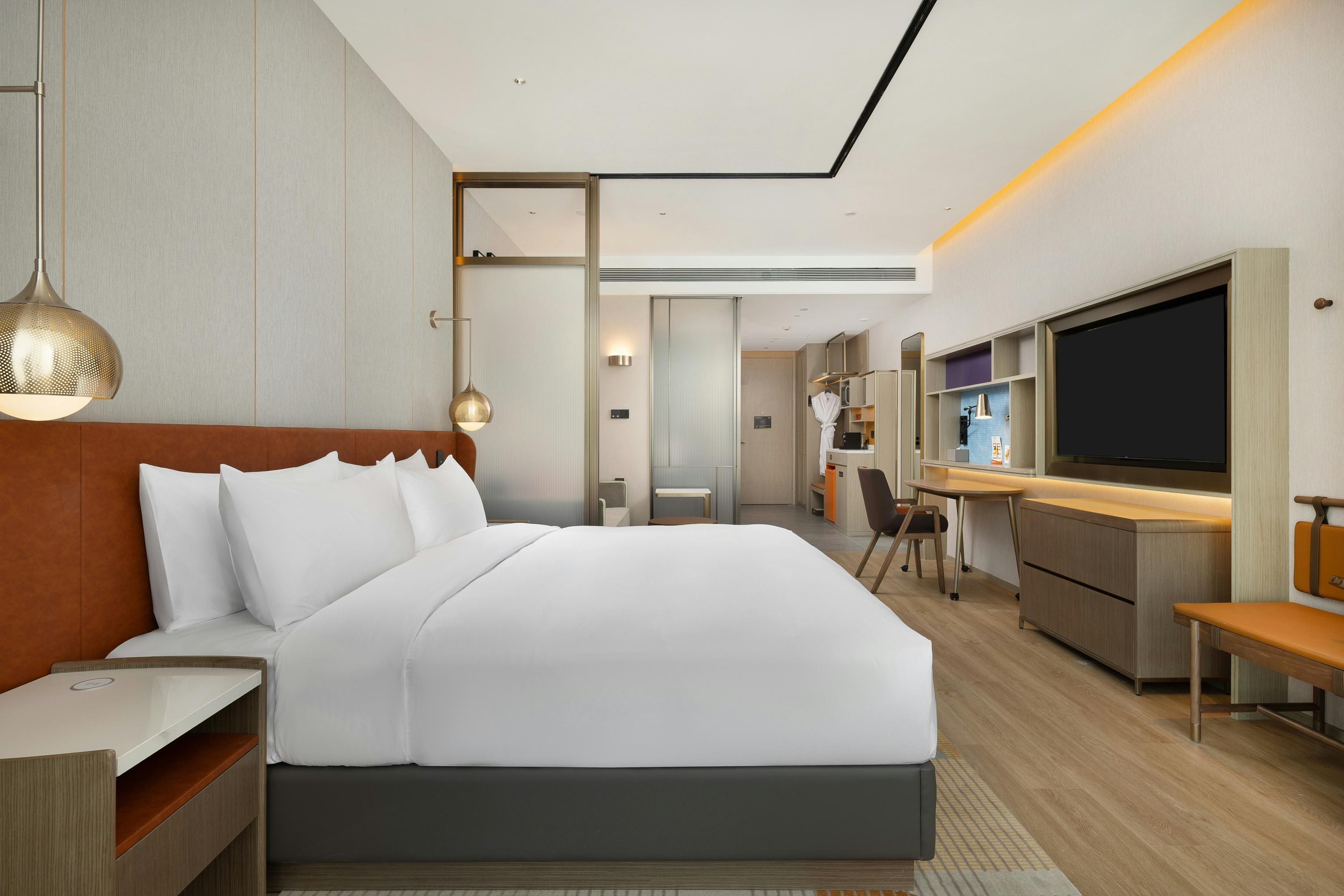Home2 Suites by Hilton Datong Pingcheng - Datong - Sypialnia