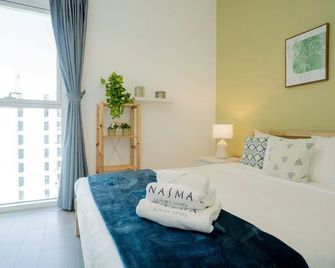 نسمة للشقق الفاخرة - ووترز إيدج في جزيرة ياس - أبو ظبي - غرفة نوم