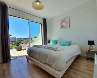 The Villa des Marins Pêcheurs, 8 people, Jacuzzi, Spa - Sibiril - Bedroom