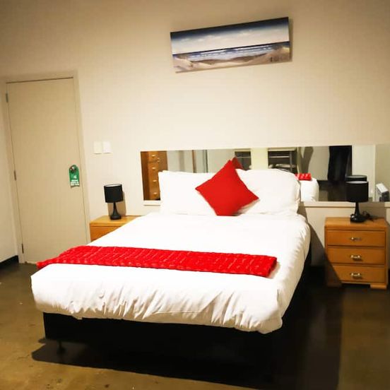 Bedroom view of Aura Hotel