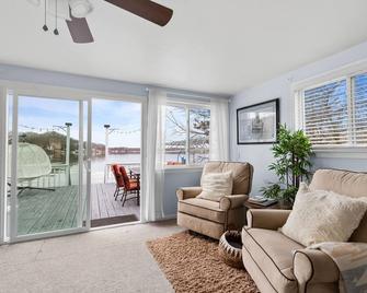 Cottage right on the lake; 2 separate properties available! - Middleville - Living room
