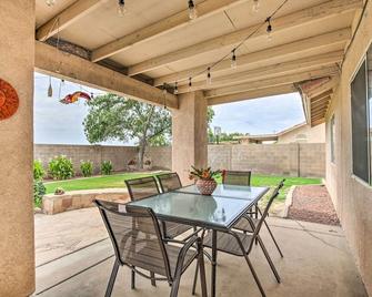 Sunny Yuma Retreat with Private Pool and Grill! - Yuma - Patio