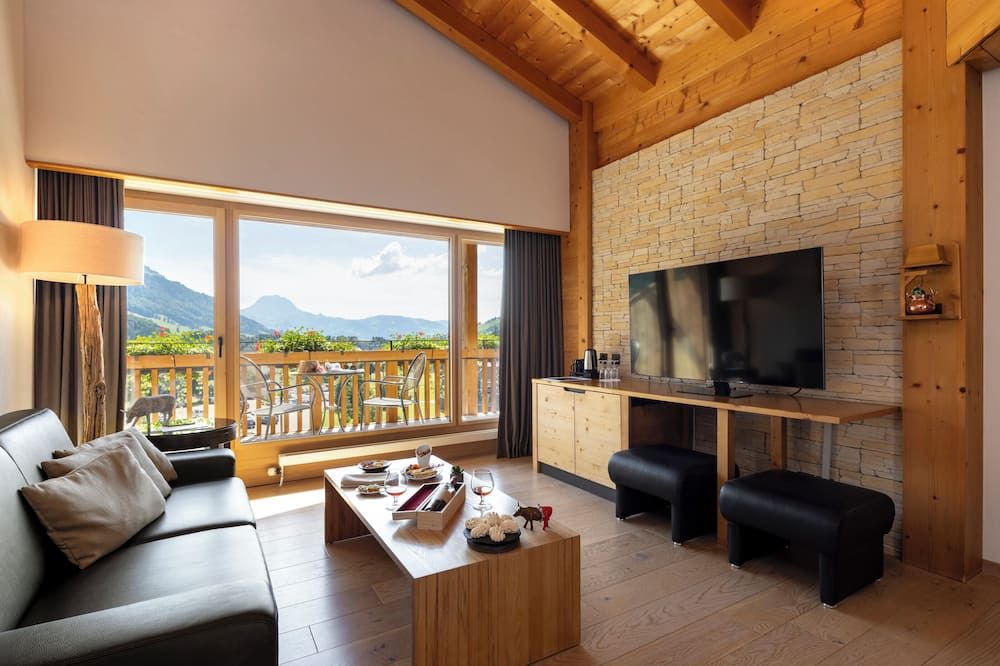 Hôtel Cailler & Bains de la Gruyère - Val-de-Charmey - Living room