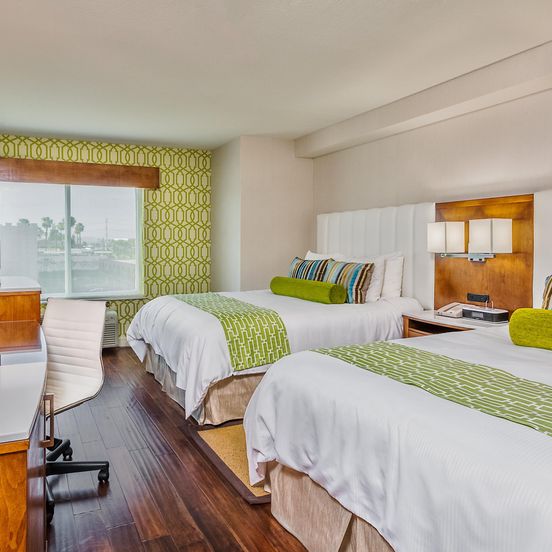 Bedroom view of Hotel Indigo Anaheim