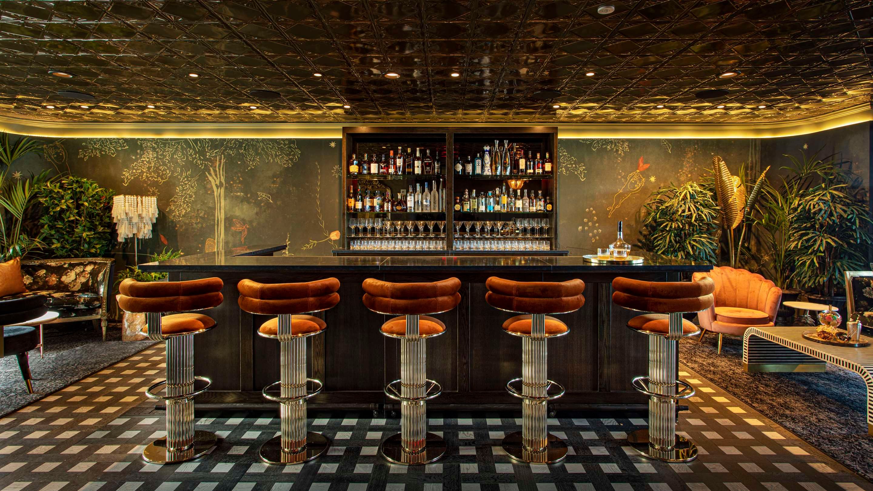 Bar view of Park Lane New York