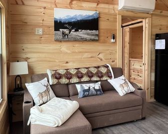 Elk Knob Nook ~ A tiny cabin overlooking Elk Knob, one of NC’s highest peaks! - Boone - Living room