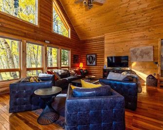 Private & Lux Gore Pass Adventure Cabin W/ Hot Tub - Kremmling - Sala de estar