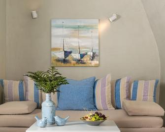 Mythical Blue Luxury Suites - Thera - Living room
