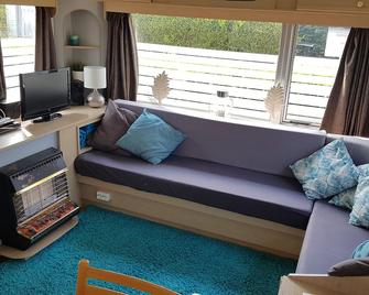 Cozy mobile home on the 4 Park de Brem in Renesse - Renesse - Wohnzimmer