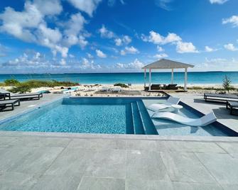 Experience Pure Serenity on a Private Ocean Front Villa w/ Heated Pool & Gazebo - Moss Town - Piscina