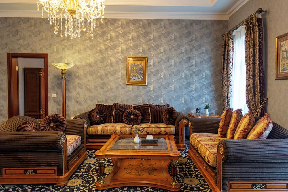 فندق شاه بالاس - باكو - غرفة معيشة