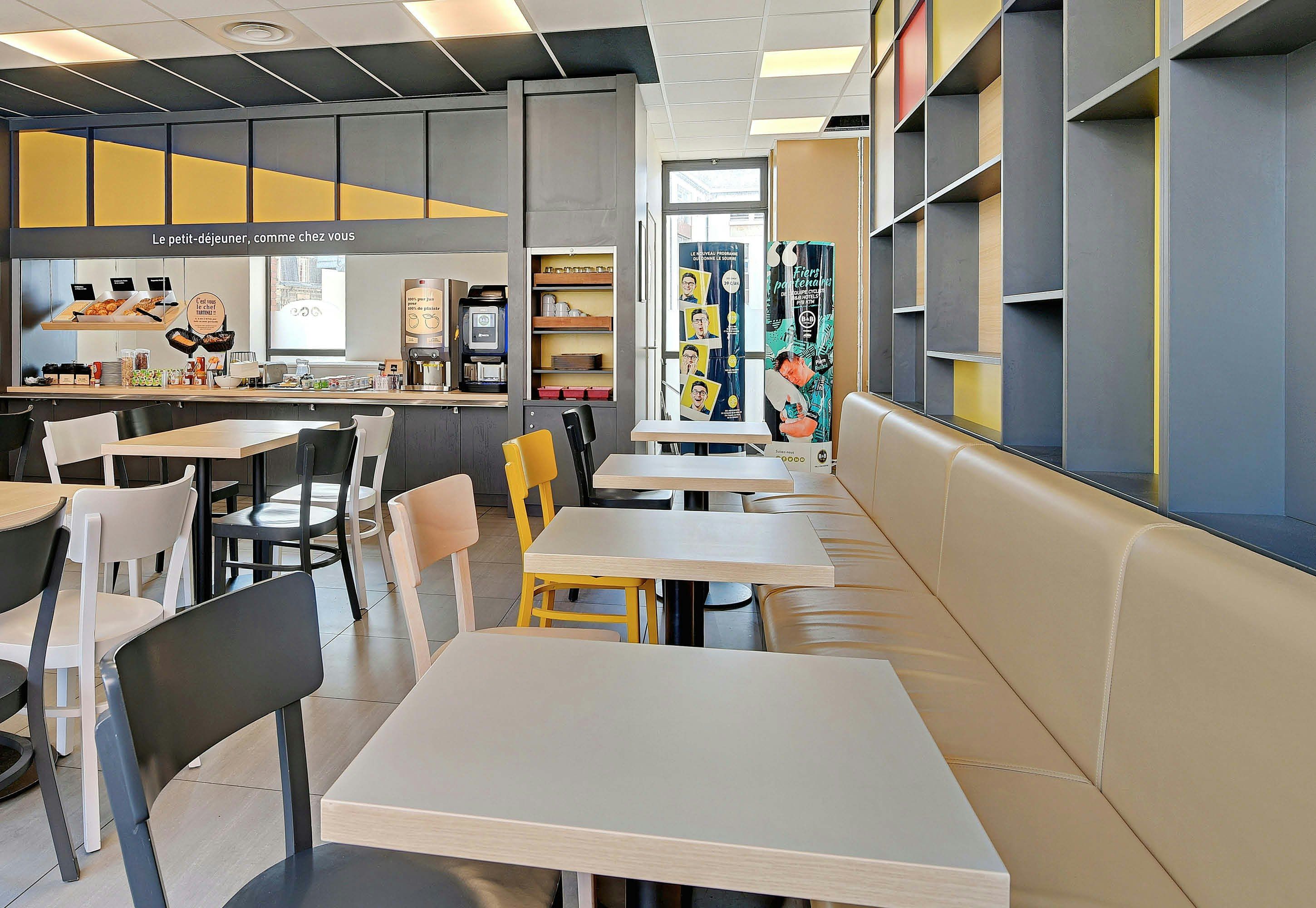 B&B HOTEL Le Mans Centre - לה מה - מסעדה