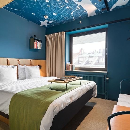 Bedroom view of Mornington Hotel Stockholm City