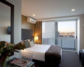 The Quadrant Hotel & Suites - אוקלנד - חדר שינה