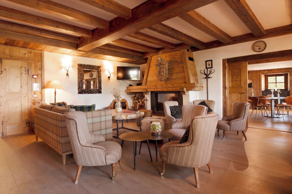 La Ferme Du Golf - Megeve - Oturma odası