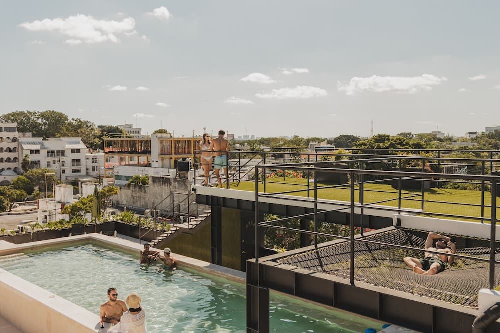Caleta Hostel Rooftop & Pool - Cancún