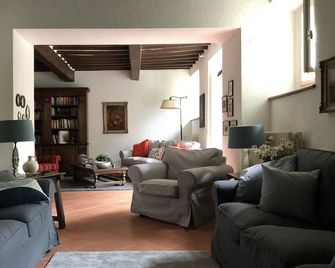 Casa Capanni alla Fila - Typical manor with private pool situated near Cortona - Cortona - Living room