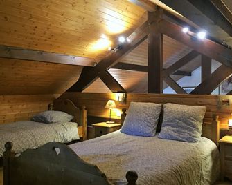 Les Aupillous - Cozy Chalet Renovated With Sauna, Spa, Whirlpool Not Overlooked - Puy-Saint-Vincent - Chambre