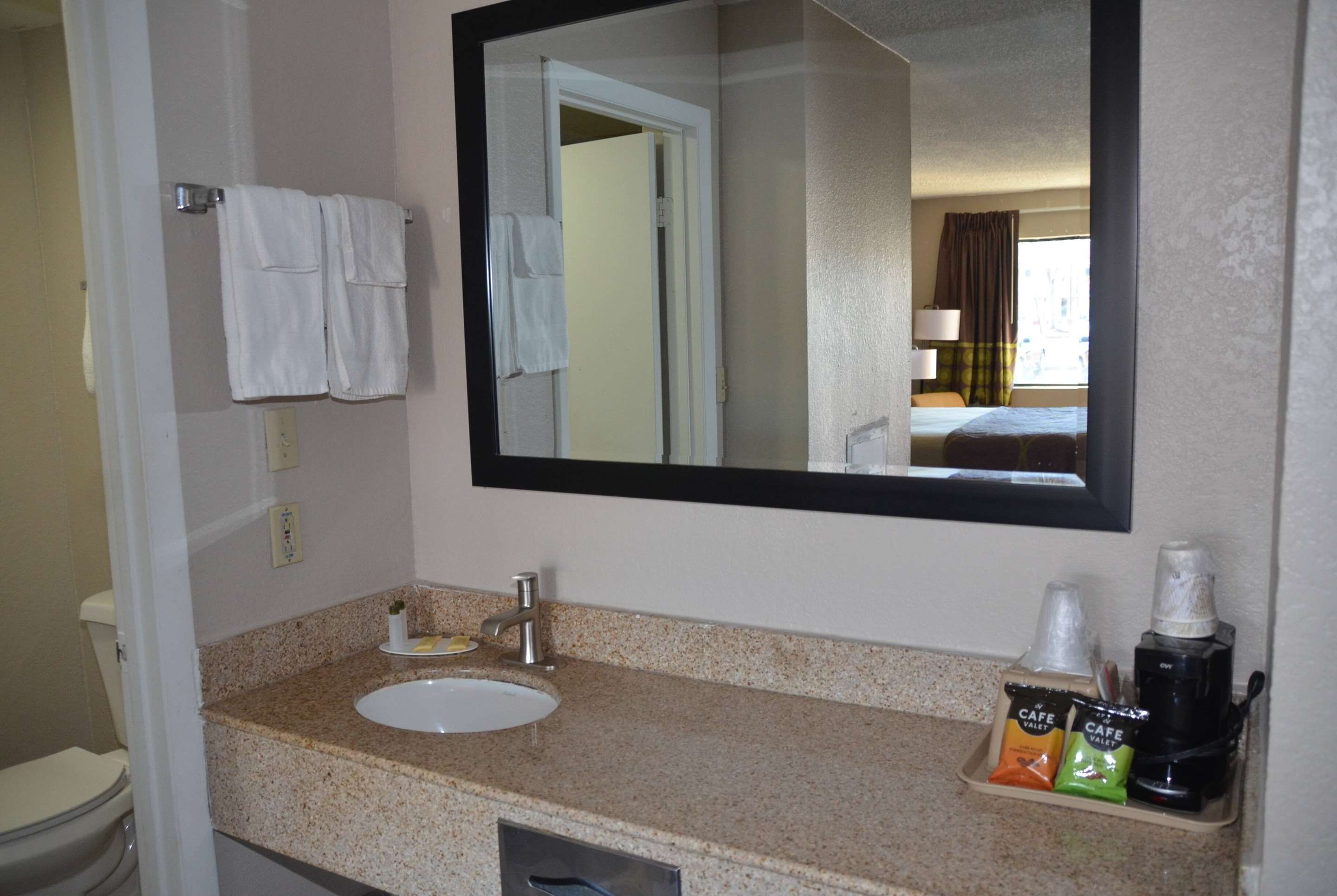 Bathroom view of Super 8 by Wyndham Fredericksburg