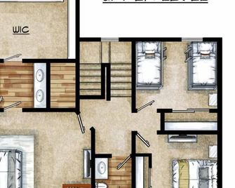Sunlit Sandscape Villa Private Sauna Hea - Casa Grande - Floorplan